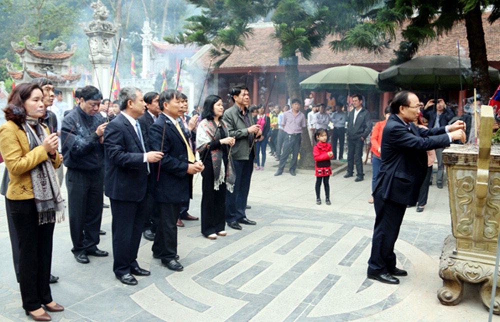 Bộ trưởng Bộ Văn hóa, Thể thao và Du lịch kiểm tra công tác tổ chức lễ hội Tây Thiên Xuân Ất Mùi 2015